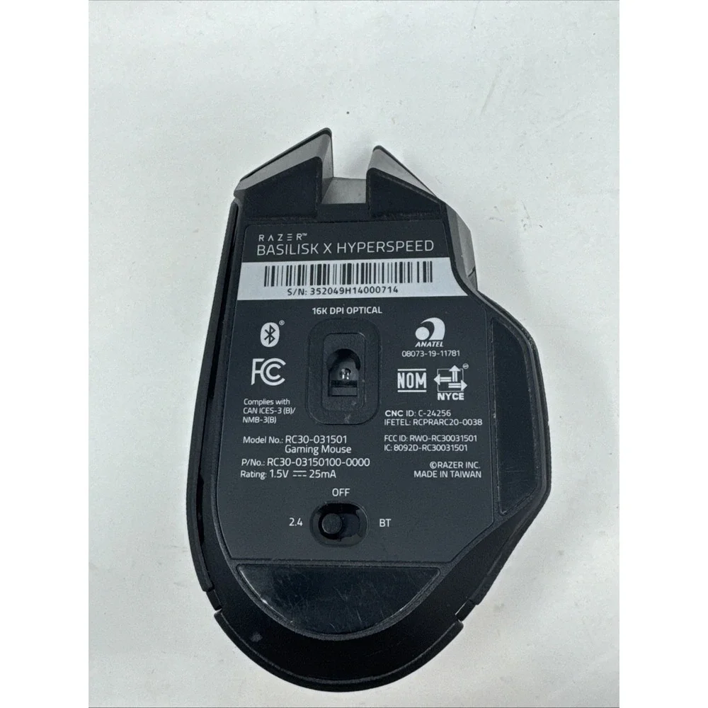 Razer Basilisk X Hyperspeed Wireless Gaming‎ Mouse RC30-031501 No 2.4GHz